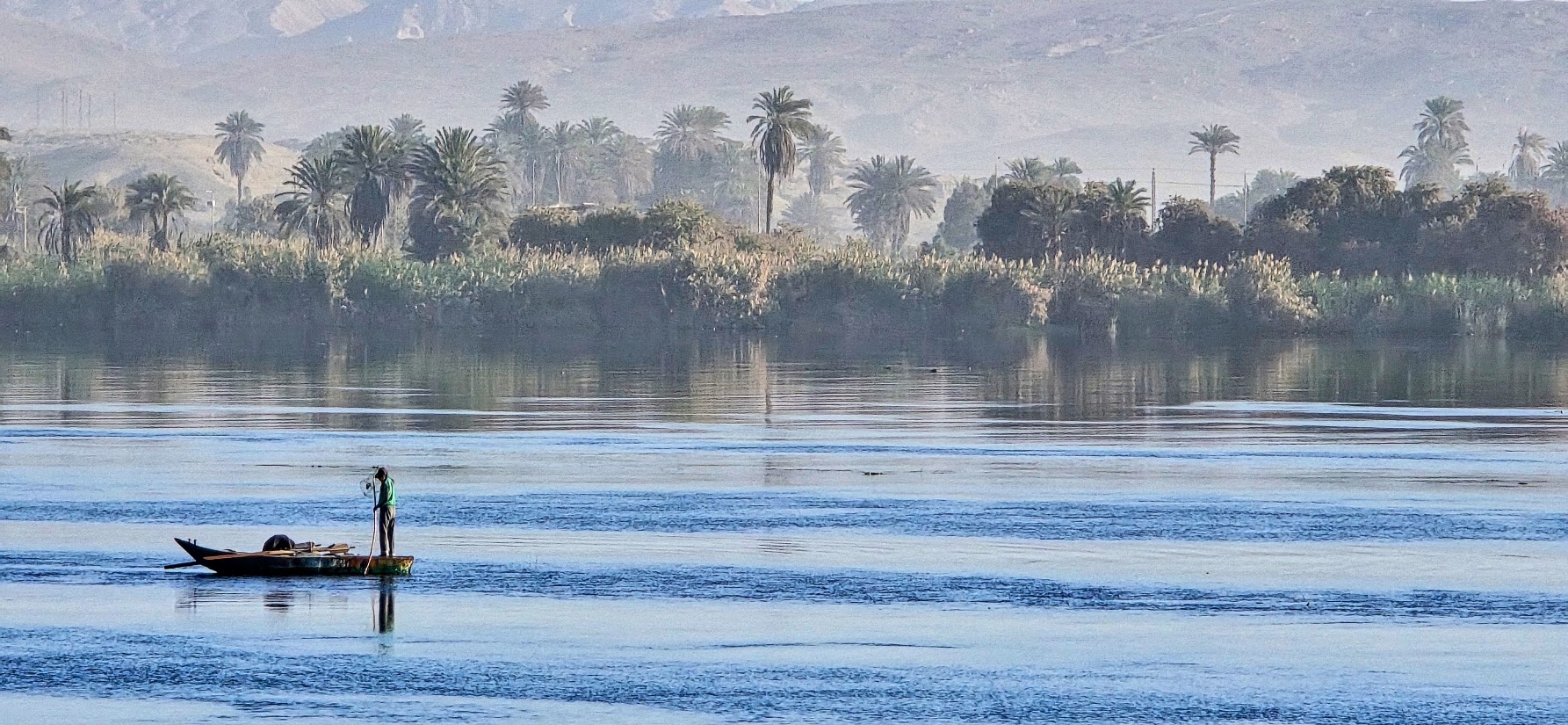Scotch Wichmann visiting Nile in Egypt