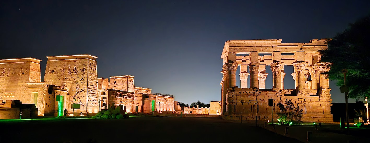 Scotch Wichmann visiting Isis temple in Egypt