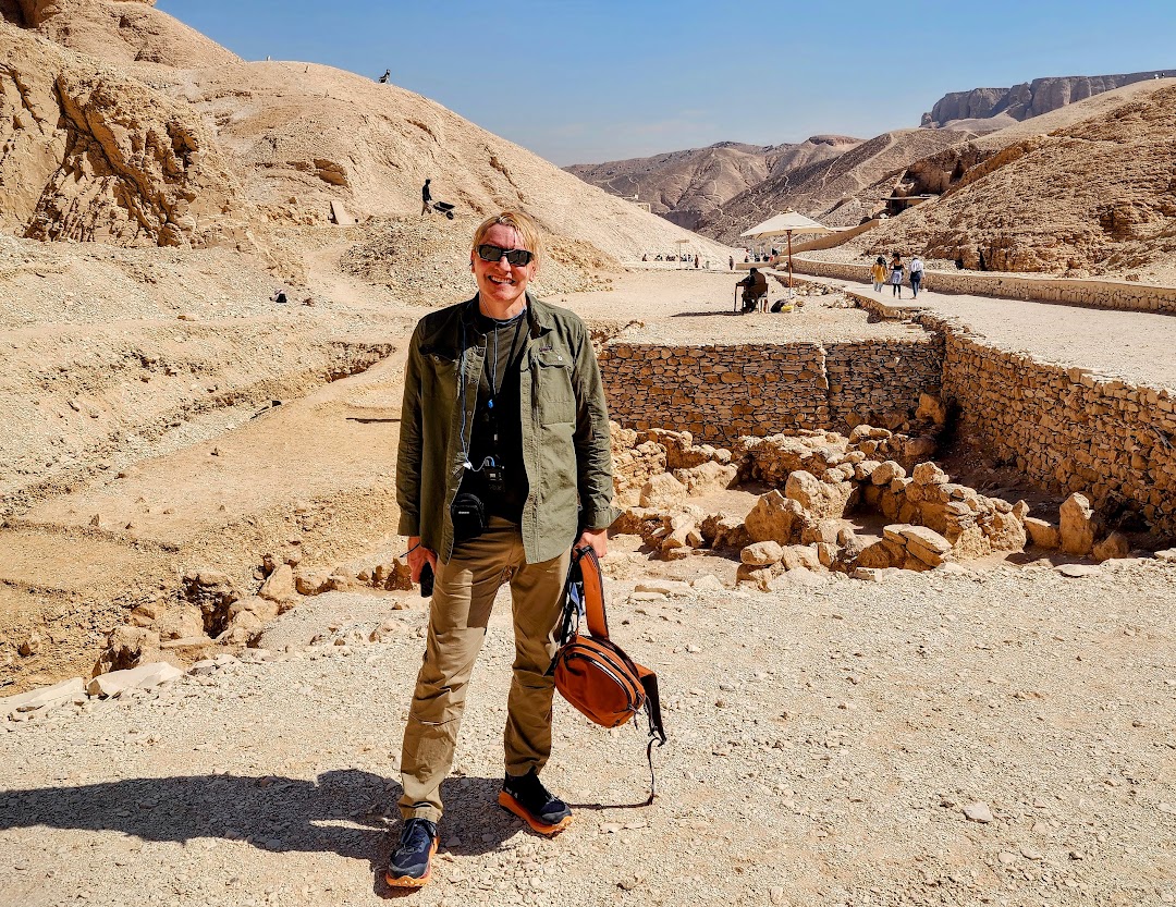 Scotch Wichmann at archeological dig in Egypt